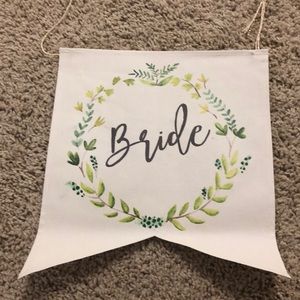 Bride and Groom signs